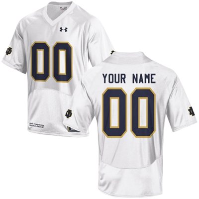  Mens Notre Dame Fighting Irish Custom Michael Mayer Tommy Kraemer Robert Hainsey Liam Eichenberg Michael Mayer Under Arm