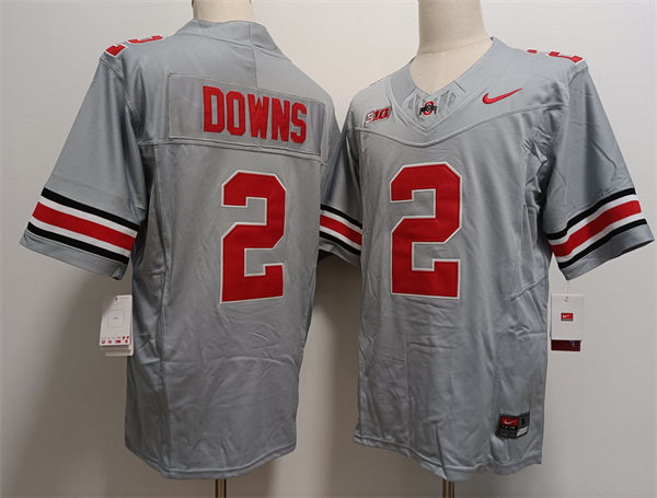 Mens Ohio State Buckeyes #2 Caleb Downs Alternate Gary F.U.S.E.Limited Football Jersey 