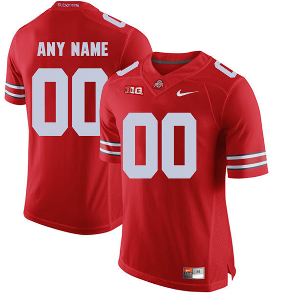  Mens Ohio State Buckeyes Custom Archie Griffin Eddie George Jack Tatum Malik Hooker Pat Elflein Nike Scarlet Football Jersey 