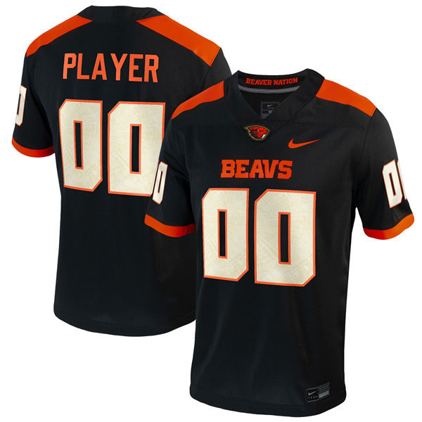  Mens Oregon State Beavers Custom Brandin Cooks Bill Enyart Terry Baker Jake Luton Black Nike Football Jersey 