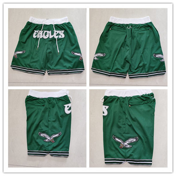  Mens Philadelphia Eagles Nike Kelly Green Retro Shorts 