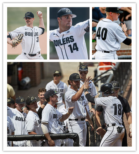  Mens Purdue Boilermakers Custom Miles Simington Zac Fascia Mason Gavre Jake Parr Ryan Howe Nike White Boilers Classic Baseball Jersey 