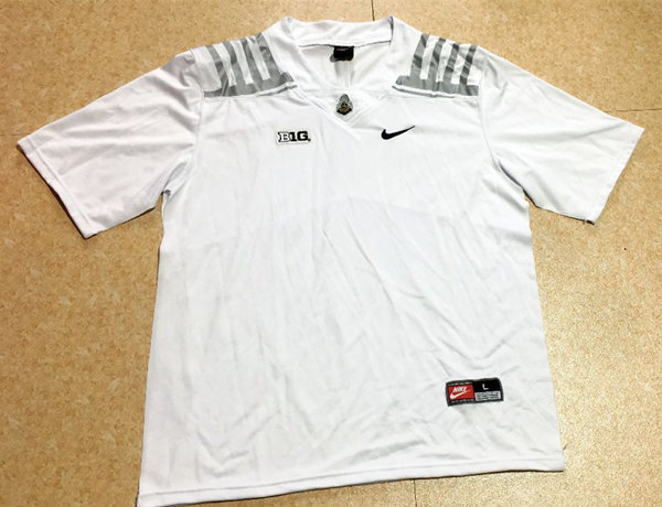  Mens Purdue Boilermakers Custom White Nike College Football Jersey 