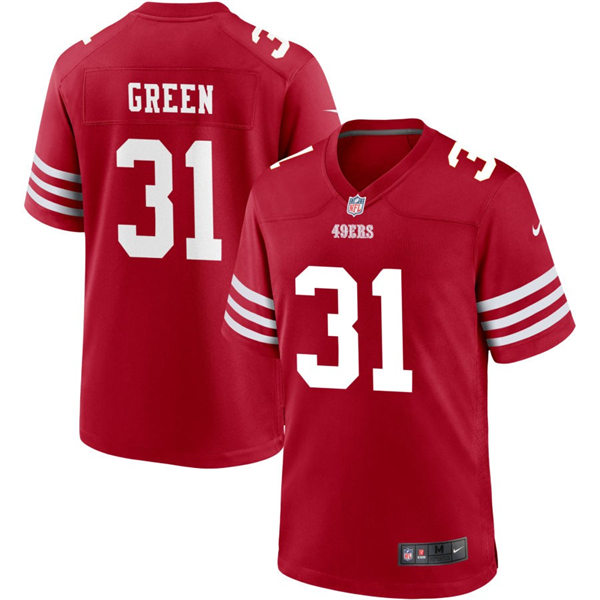  Mens San Francisco 49ers #31 Renardo Green Nike Scarlet F.U.S.E. Vapor Limited Jersey 