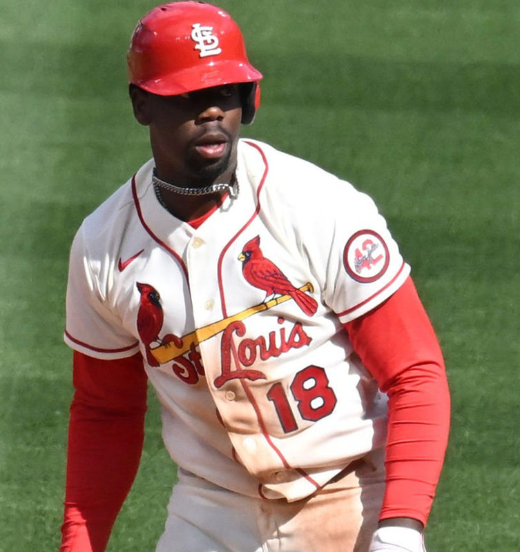  Mens St. Louis Cardinals #18 Jordan Walker Nike Cream Alternate FlexBase Player Jersey 