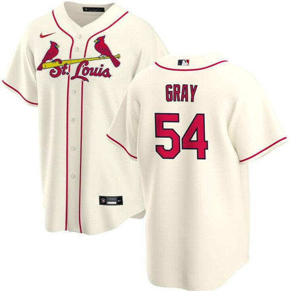  Mens St. Louis Cardinals #54 Sonny Gray Nike Cream Alternate Limited Jersey 