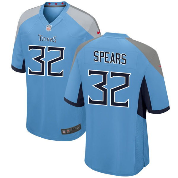  Mens Tennessee Titans #32 Tyjae Spears Nike Light Blue Alternate Vapor Untouchable Limited Jersey 