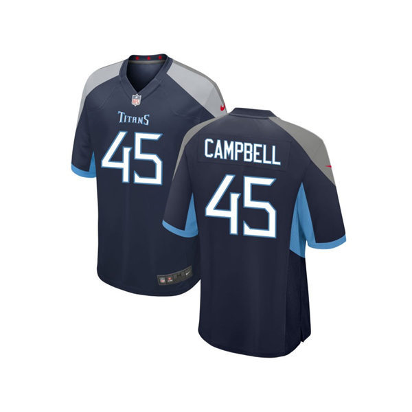  Mens Tennessee Titans #45 Chance Campbell Nike Navy Vapor Untouchable Limited Jersey 