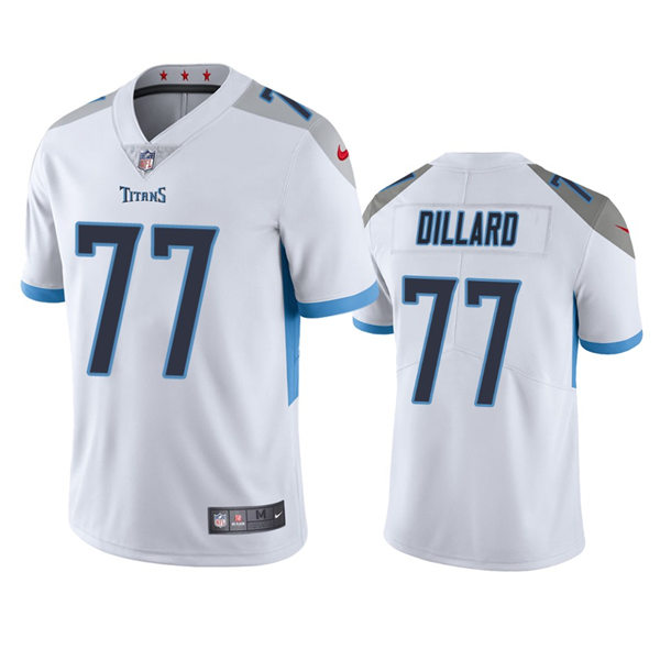  Mens Tennessee Titans #71 Andre Dillard Nike White Vapor Untouchable Limited Jersey 
