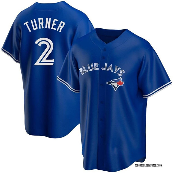  Mens Toronto Blue Jays #2 Justin Turner Nike Royal Alternate Limited Player Jersey 