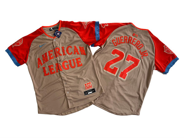  Mens Toronto Blue Jays #27 Vladimir Guerrero Jr. Nike 2024 MLB All-Star Game Limited Player Jersey - Cream 