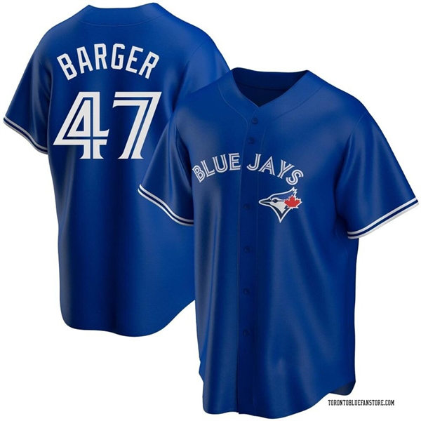  Mens Toronto Blue Jays #47 Addison Barger Nike Royal Alternate Limited Player Jersey 