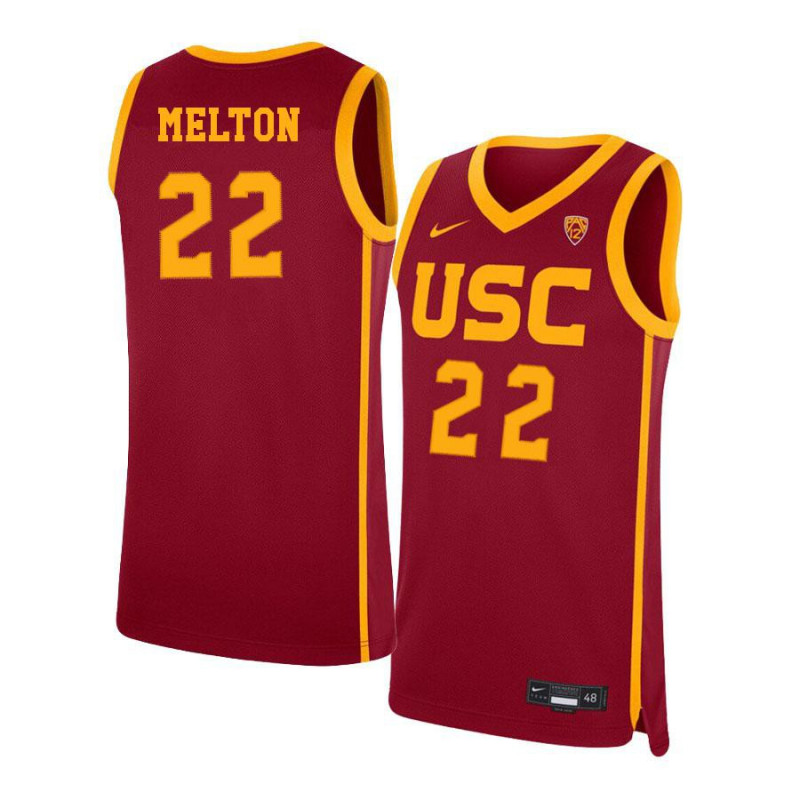  Mens USC Trojans #11 Jordan McLaughlin Nike Cardinal College Basketball Jersey