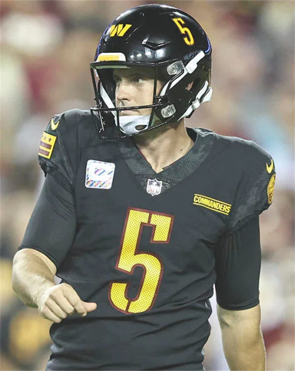  Mens Washington Commanders #5 Jayden Daniels Black Alternate Vapor Limited Jersey 