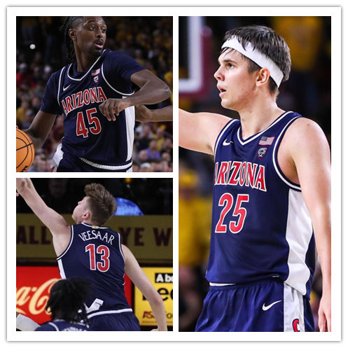  Mens Youth Arizona Wildcats Custom 2023 Navy Basketball Limited Retro Jersey 