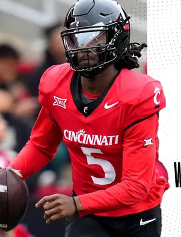  Mens Youth Cincinnati Bearcats Custom 2023 Nike Red BIG-12 Football Game Jersey 