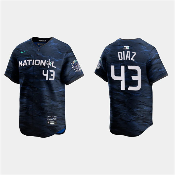  Mens Youth Cincinnati Reds #43 Alexis Diaz National League 2023 MLB All-Star Game Limited Player Jersey Navy 