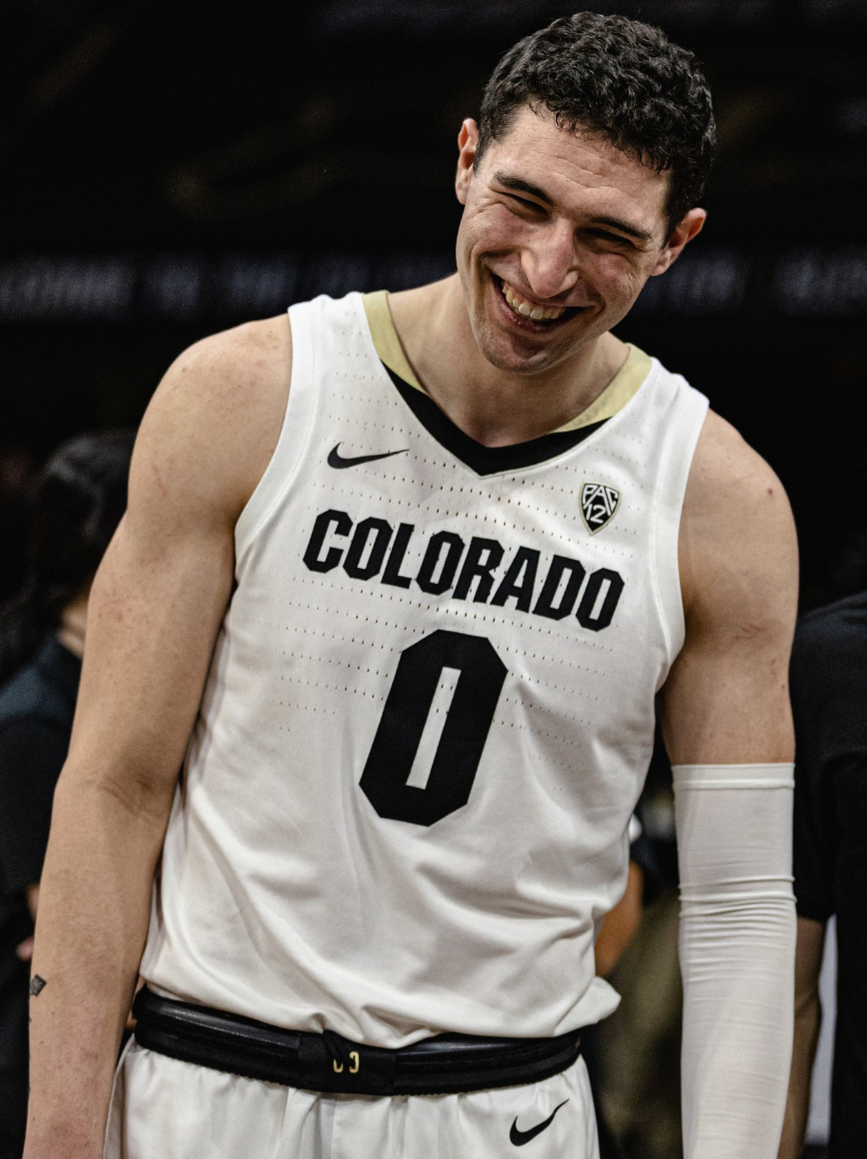  Mens Youth Colorado Buffaloes Custom Nike 2022-23 White Black College Basketball Game Jersey 