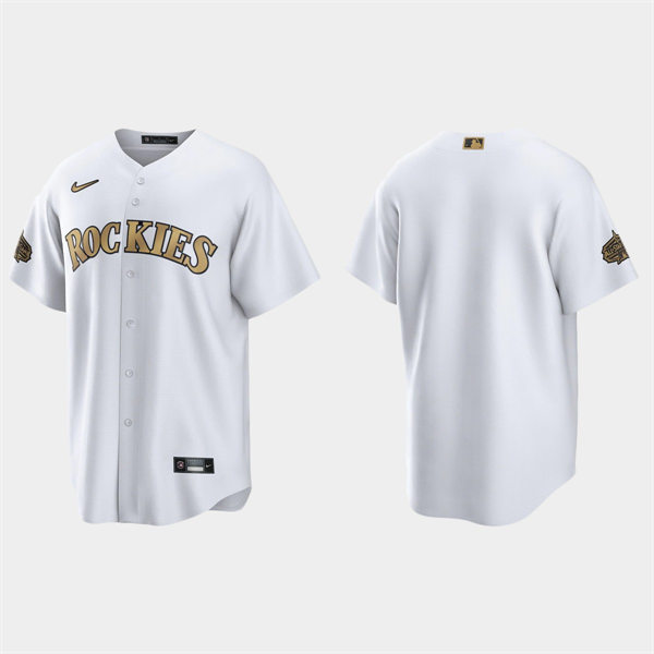  Mens Youth Colorado Rockies Blank 2022 MLB All-Star Team Jersey - White 