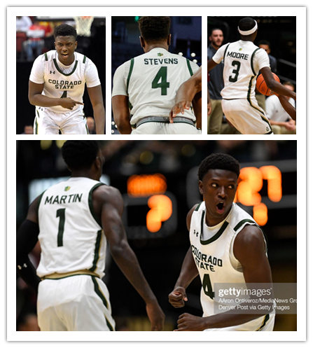  Mens Youth Colorado State Rams Custom White 2021-22 College Basketball Game Jersey 