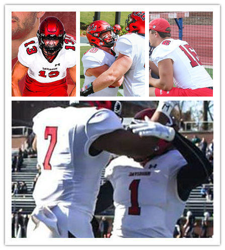  Mens Youth Davidson Wildcats Custom White 2022 College Football Game Jersey 