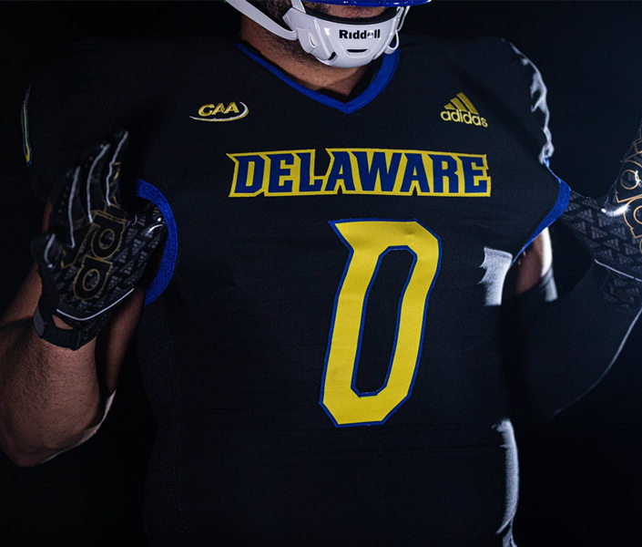  Mens Youth Delaware Fightin' Blue Hens Custom 2023 football Game Jersey Black 