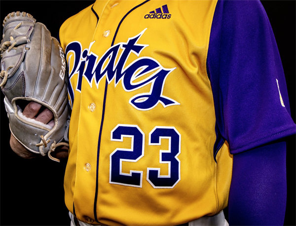  Mens Youth East Carolina Pirates Custom 2024 Gold Baseball Game Jersey 