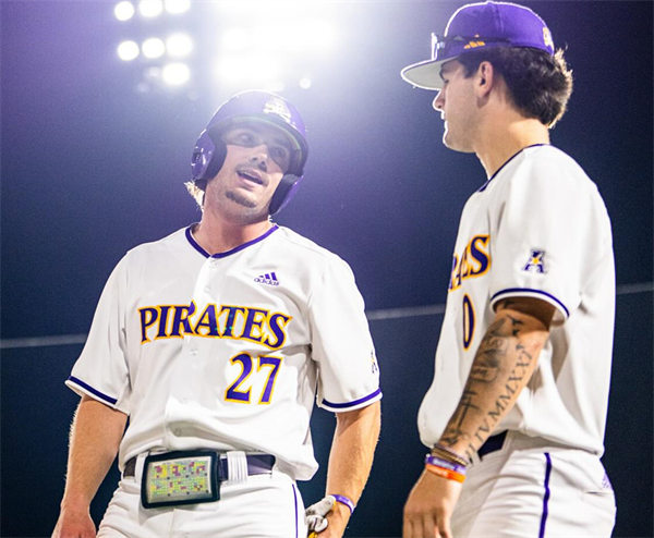  Mens Youth East Carolina Pirates Custom 2024 White Baseball Game Jersey 