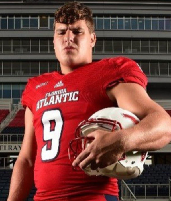  Mens Youth Florida Atlantic Owls Custom Adidas 2019 Football Game Jersey Red 