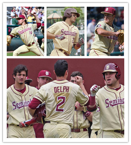  Mens Youth Florida State Seminoles Custom Nike Cream College Baseball Jersey 