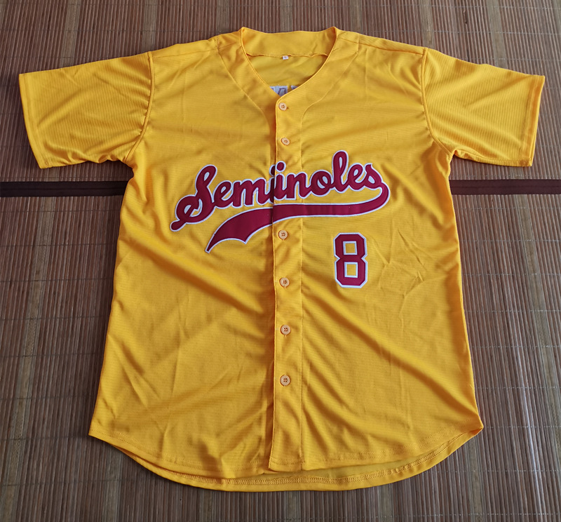  Mens Youth Florida State Seminoles Custom Nike Gold College Baseball Jersey 