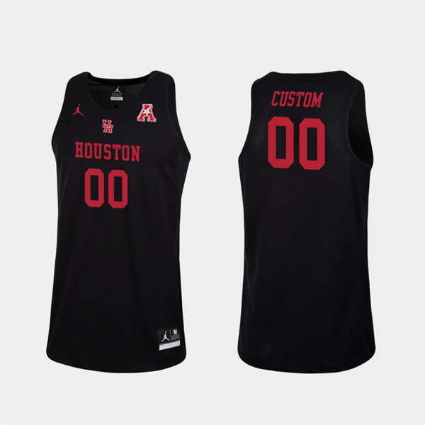  Mens Youth Houston Cougars Custom Black Basketball Classic Limited Jersey 