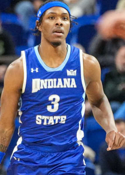  Mens Youth Indiana State Sycamores Custom 2023-24 Royal College Basketball Game Jersey 