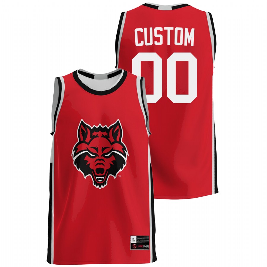 Mens Youth Kansas State Wildcats Custom Nike Red College Basketball Limited Jersey 
