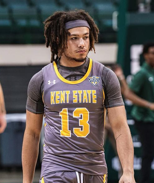  Mens Youth Kent State Golden Flashes Custom 2022 Gray Basketball Game Jersey 