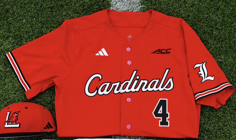  Mens Youth Louisville Cardinals Custom 2024 Red College Baseball Game Jersey 