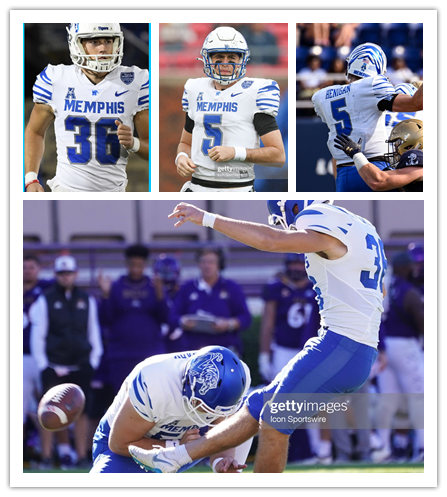  Mens Youth Memphis Tigers Custom Nike 2022 White College Football Game Jersey 