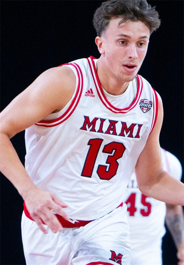  Mens Youth Miami RedHawks Custom 2022 White Basketball Game Jersey 