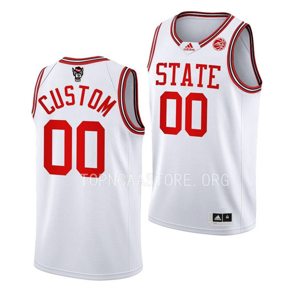  Mens Youth NC State Wolfpack Custom Adidas 1983 40th Anniversary Throwback Basketball Jersey 
