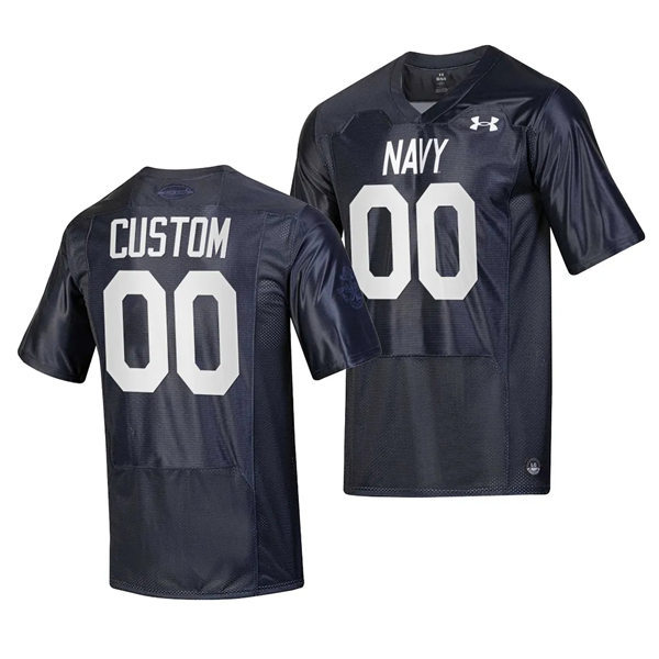  Mens Youth Navy Midshipmen Under Armour 2023 Silent Service  Football Jersey - Navy 