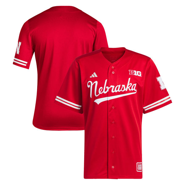 Mens Youth Nebraska Cornhuskers Custom 2024 Reverse Retro Baseball Jersey Scarlet 