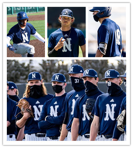  Mens Youth Nevada Wolf Pack Custom Adidas Navy Big N Pullover Baseball Jersey 