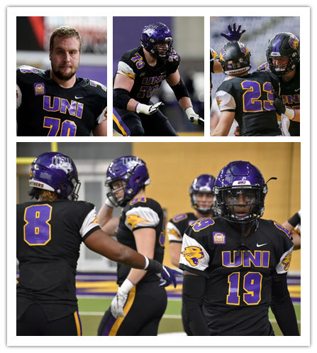  Mens Youth Northern Iowa Panthers Custom 2020 Black College Football Game Jersey 