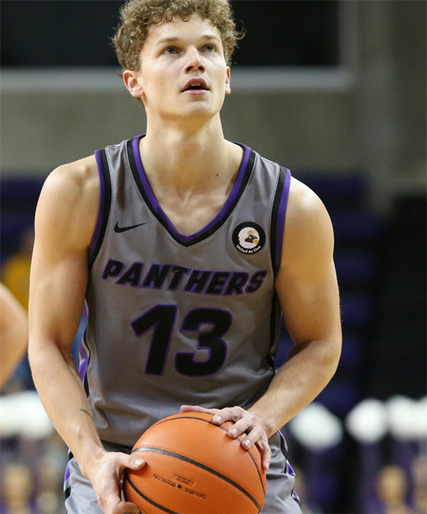  Mens Youth Northern Iowa Panthers Custom 2024 Gray Panthers Basketball Game Jersey 