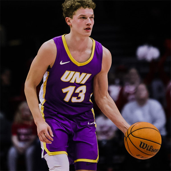  Mens Youth Northern Iowa Panthers Custom 2024 Purple UNI Basketball Game Jersey 