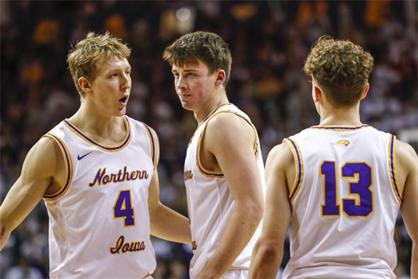  Mens Youth Northern Iowa Panthers Custom 2024 White Northern Iowa Basketball Game Jersey 