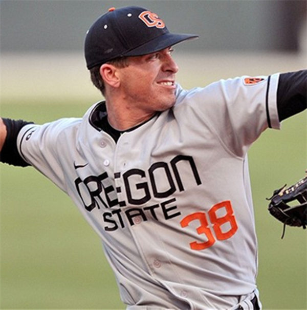  Mens Youth Oregon State Beavers Custom 2012 Grey Oregon State  Baseball Jersey 