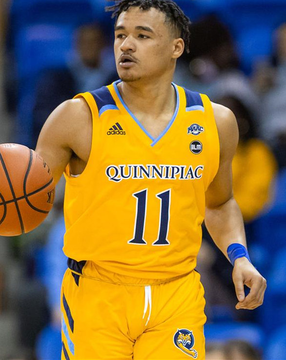  Mens Youth Quinnipiac Bobcats Custom  Adidas 2022 Gold Alternate College Basketball Game Jersey 