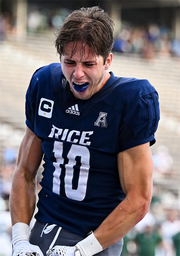  Mens Youth Rice Owls Custom Navy College Football Game Jersey 