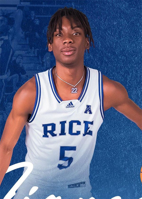  Mens Youth Rice Owls Custom White Rice College Basketball Game Jersey 